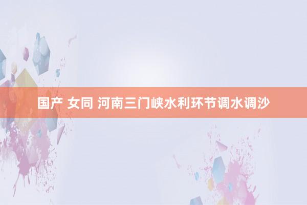 国产 女同 河南三门峡水利环节调水调沙