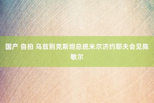 国产 自拍 乌兹别克斯坦总统米尔济约耶夫会见陈敏尔