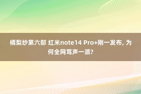 橘梨纱第六部 红米note14 Pro+刚一发布， 为何全网骂声一派?