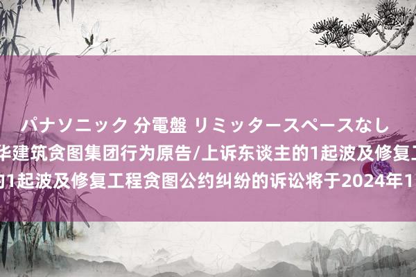 パナソニック 分電盤 リミッタースペースなし 露出・半埋込両用形 天华建筑贪图集团行为原告/上诉东谈主的1起波及修复工程贪图公约纠纷的诉讼将于2024年11月19日开庭