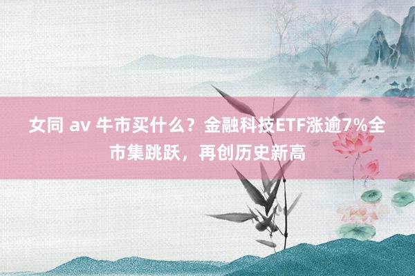 女同 av 牛市买什么？金融科技ETF涨逾7%全市集跳跃，再创历史新高