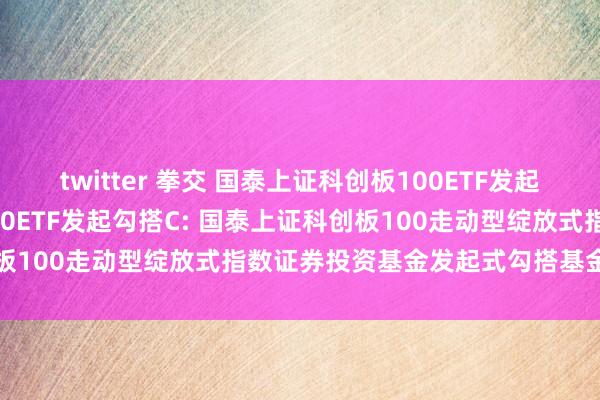 twitter 拳交 国泰上证科创板100ETF发起勾搭A，国泰上证科创板100ETF发起勾搭C: 国泰上证科创板100走动型绽放式指数证券投资基金发起式勾搭基金基金合同