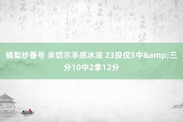 橘梨纱番号 米切尔手感冰凉 23投仅5中&三分10中2拿12分