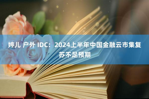 婷儿 户外 IDC：2024上半年中国金融云市集复苏不足预期