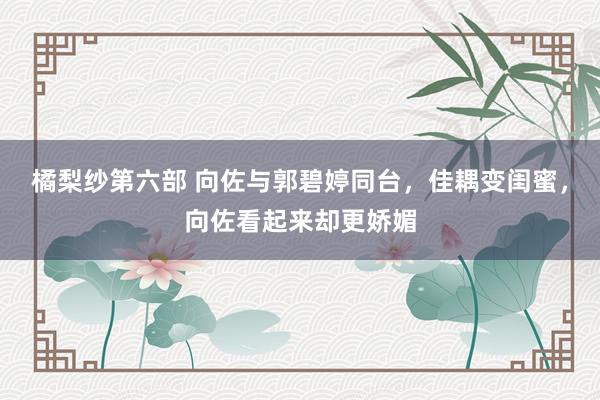 橘梨纱第六部 向佐与郭碧婷同台，佳耦变闺蜜，向佐看起来却更娇媚