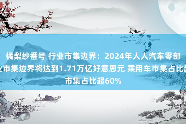 橘梨纱番号 行业市集边界：2024年人人汽车零部件行业市集边界将达到1.71万亿好意思元 乘用车市集占比超60%