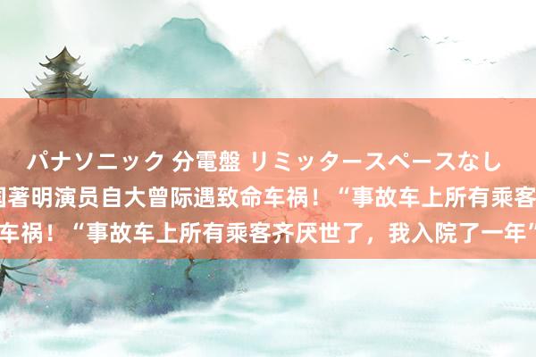 パナソニック 分電盤 リミッタースペースなし 露出・半埋込両用形 韩国著明演员自大曾际遇致命车祸！“事故车上所有乘客齐厌世了，我入院了一年”