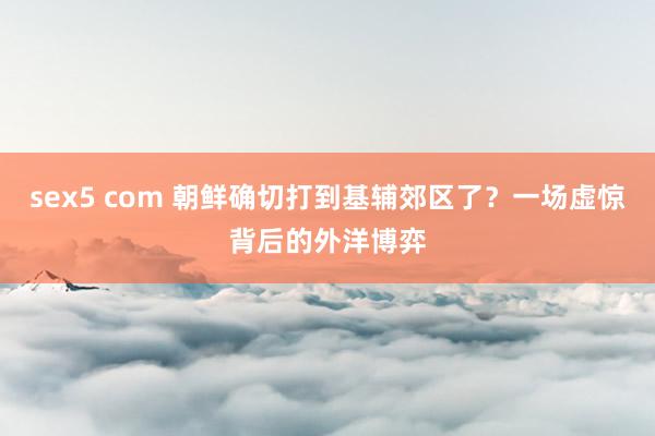 sex5 com 朝鲜确切打到基辅郊区了？一场虚惊背后的外洋博弈